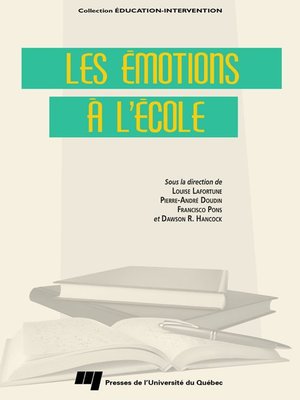 cover image of Les émotions à l'école